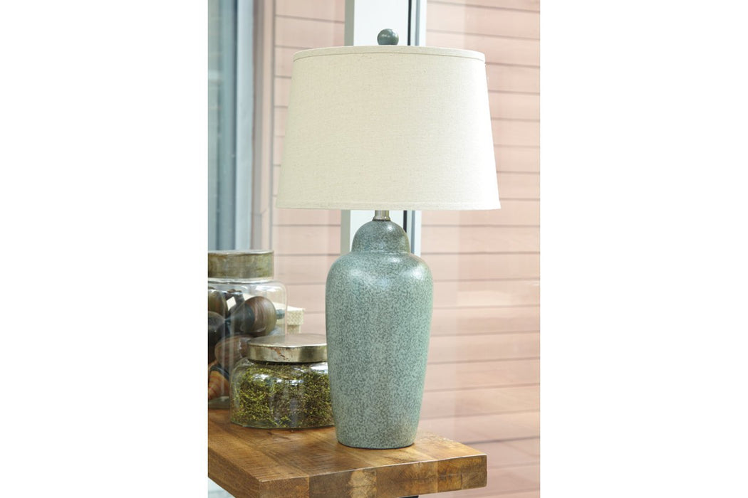 Saher Green Table Lamp - L100254 - Lara Furniture