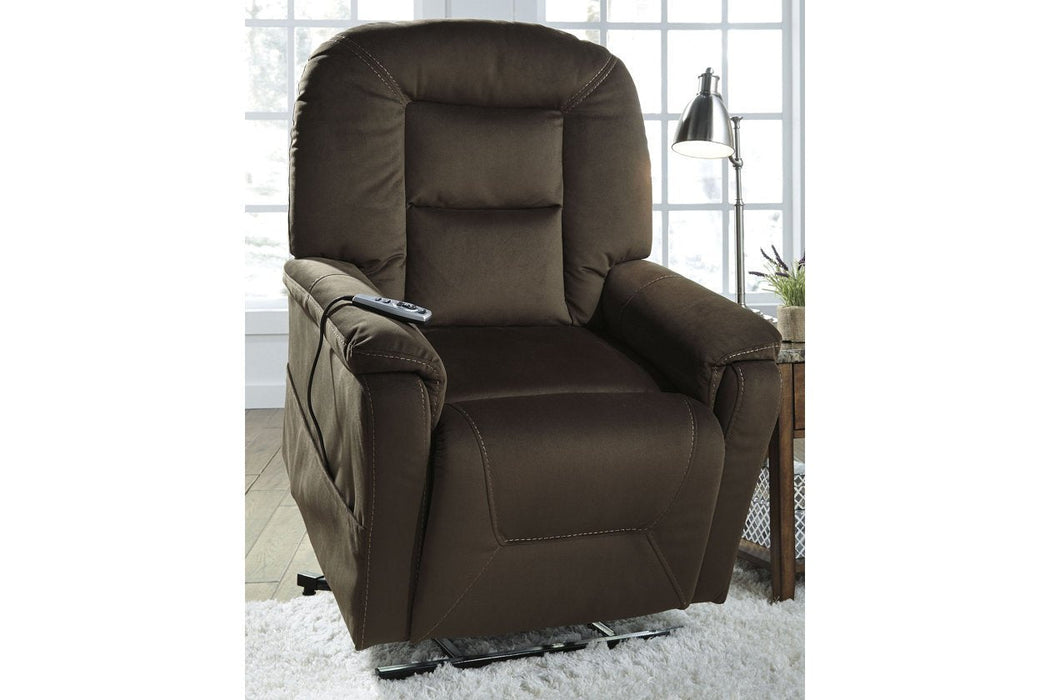 Samir Coffee Power Lift Recliner - 2080112 - Lara Furniture