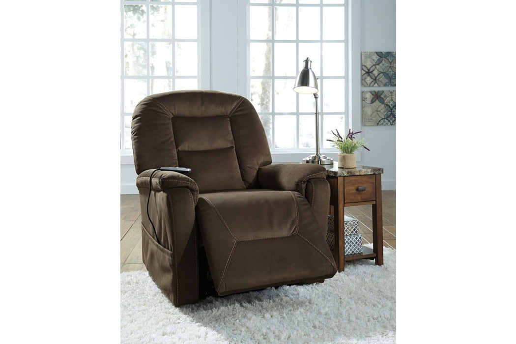 Samir Coffee Power Lift Recliner - 2080112 - Lara Furniture