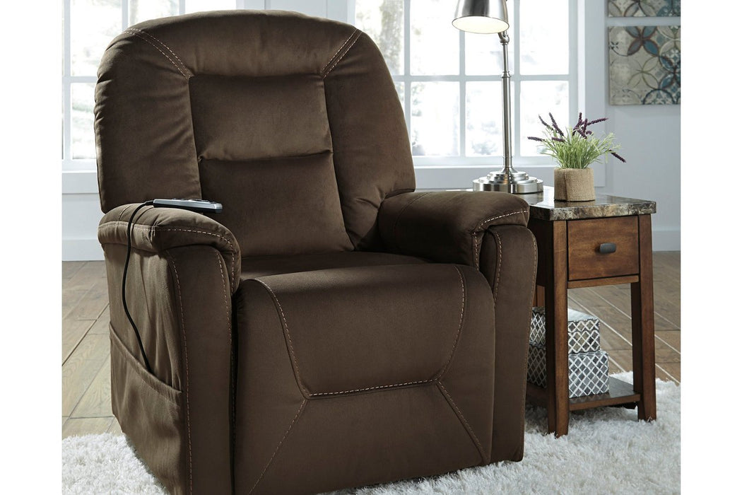 Samir Coffee Power Lift Recliner - 2080112 - Lara Furniture