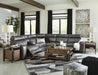 Samperstone Gray LAF Power Reclining Sectional - Lara Furniture