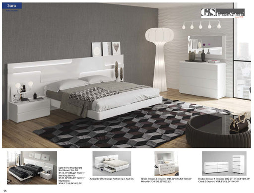 Sara Bed Queen - Lara Furniture