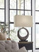 Saria Antique Silver Finish Table Lamp - L207394 - Lara Furniture