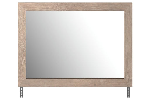 Senniberg Light Brown/White Bedroom Mirror - B1191-36 - Lara Furniture