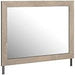 Senniberg Light Brown/White Bedroom Mirror - B1191-36 - Lara Furniture