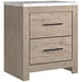 Senniberg Light Brown/White Nightstand - B1191-92 - Lara Furniture