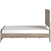 Senniberg Light Brown-White Queen Panel Bed - Lara Furniture