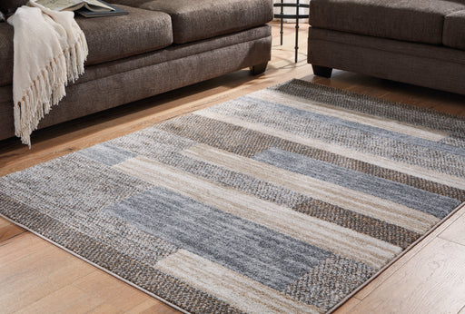 Sethburn Cream/Brown/Gray Large Rug - R406591