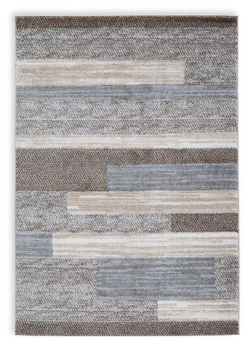 Sethburn Cream/Brown/Gray Medium Rug - R406592