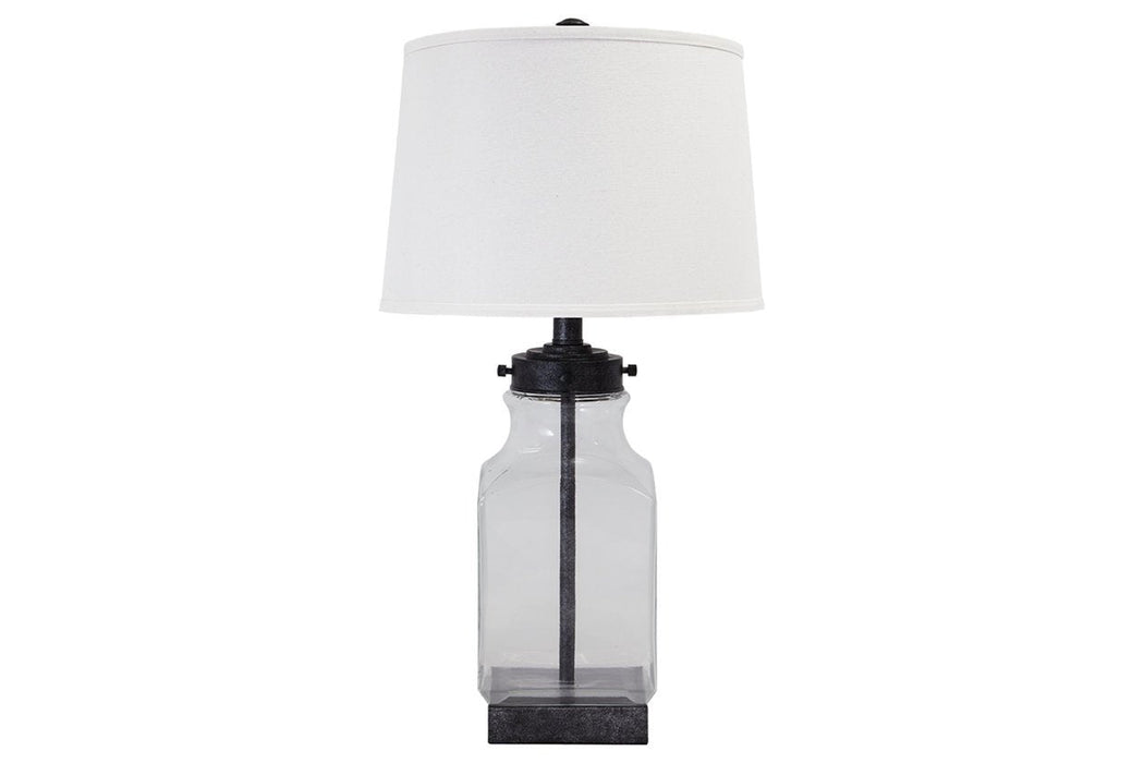 Sharolyn Transparent/Silver Finish Table Lamp - L430144 - Lara Furniture