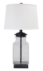 Sharolyn Transparent/Silver Finish Table Lamp - L430144 - Lara Furniture