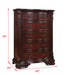 Sheffield Dark Cherry Chest - B1100-4 - Lara Furniture