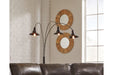 Sheriel Black Floor Lamp - L725059 - Lara Furniture