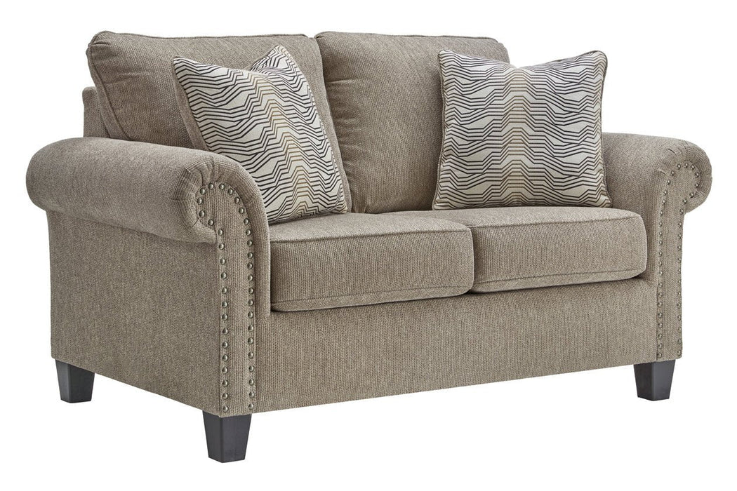 Shewsbury Pewter Loveseat - 4720235 - Lara Furniture