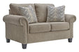 Shewsbury Pewter Loveseat - 4720235 - Lara Furniture