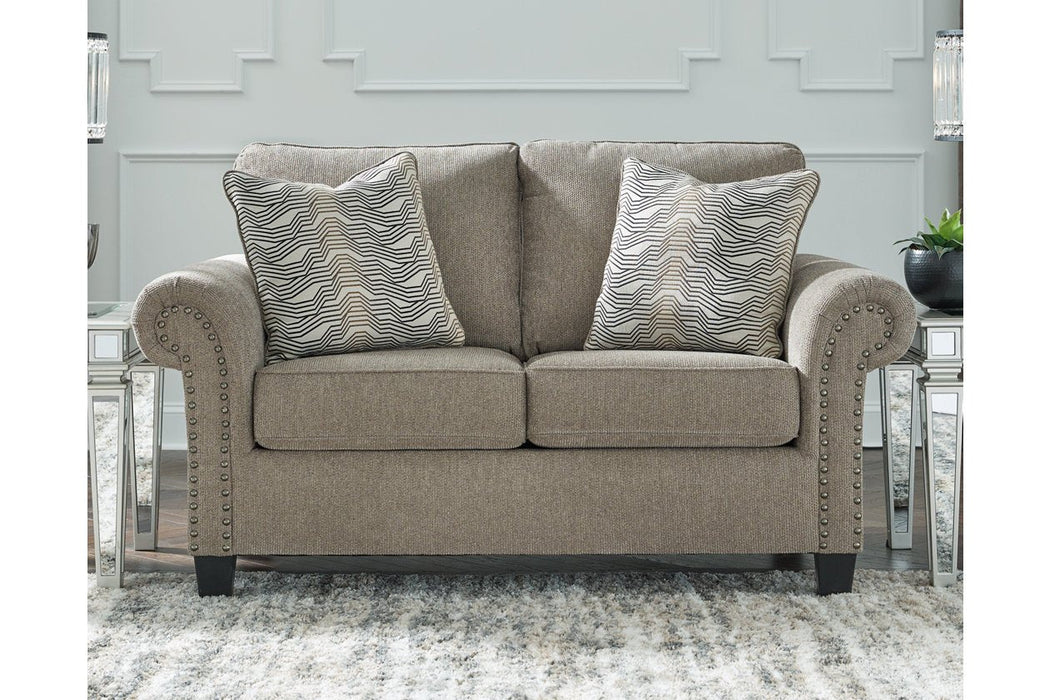 Shewsbury Pewter Loveseat - 4720235 - Lara Furniture