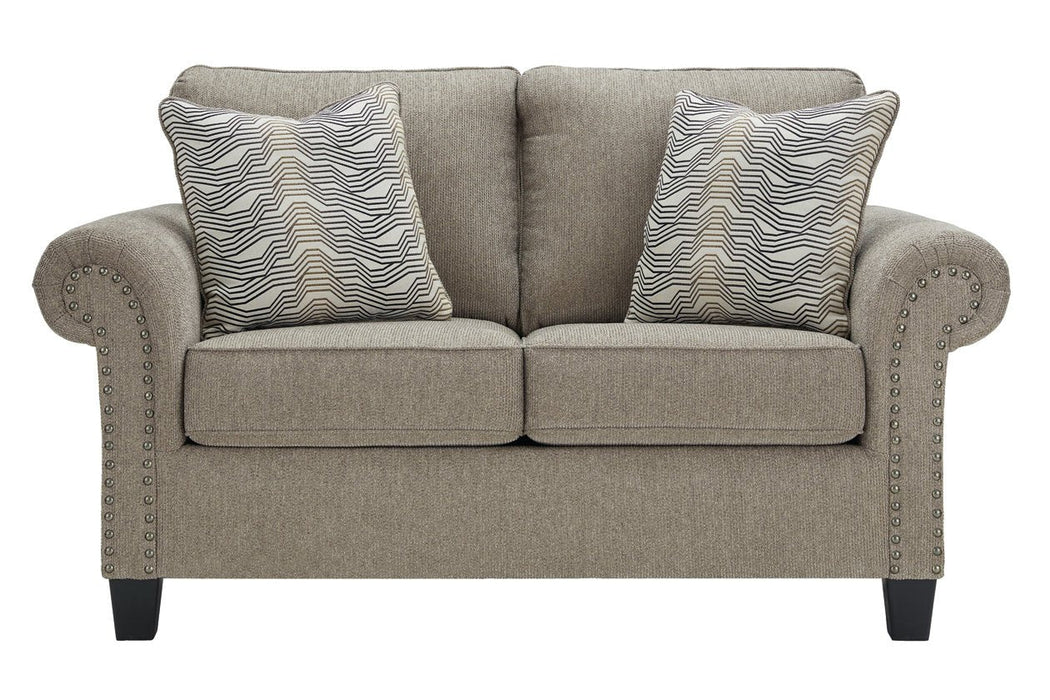 Shewsbury Pewter Loveseat - 4720235 - Lara Furniture