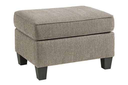 Shewsbury Pewter Ottoman - 4720214 - Lara Furniture