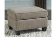 Shewsbury Pewter Ottoman - 4720214 - Lara Furniture