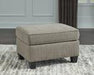 Shewsbury Pewter Ottoman - 4720214 - Lara Furniture