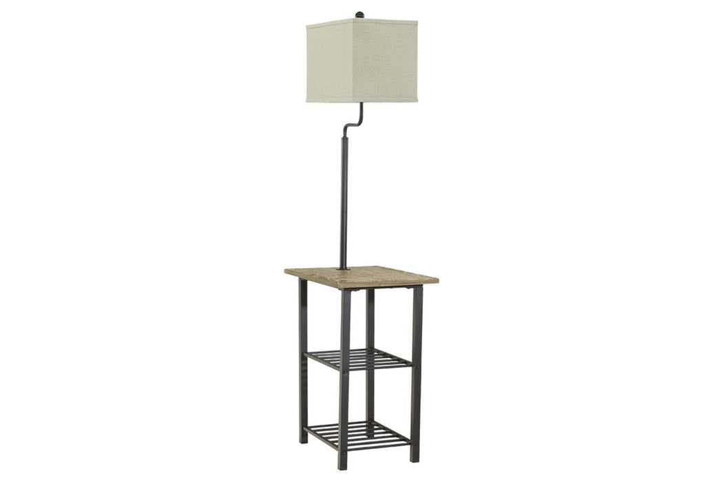 Shianne Black Floor Lamp - L734031 - Lara Furniture