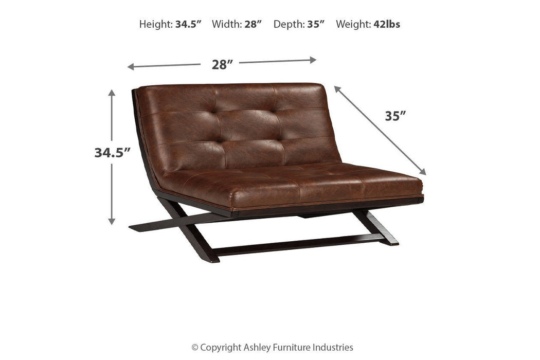 Sidewinder Brown Accent Chair - A3000031 - Lara Furniture