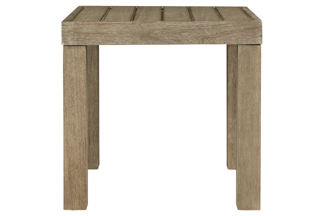 Silo Point Brown Outdoor End Table - P804-702 - Lara Furniture