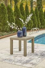 Silo Point Brown Outdoor End Table - P804-702 - Lara Furniture