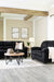 SimpleJoy Sofa and Loveseat in Onyx - PKG020874