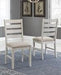 Skempton White/Light Brown Dining Chair (Set of 2) - D394-01 - Lara Furniture