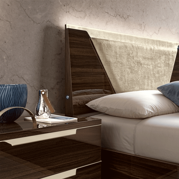 Smart Bedroom Walnut Set - Lara Furniture