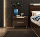 Smart Nightstand Walnut - i36379 - Lara Furniture