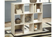 Socalle Natural Nine Cube Organizer - EA1864-3X3 - Lara Furniture