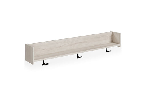 Socalle Natural Wall Mounted Coat Rack with Shelf - EA1864-151 - Lara Furniture