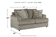 Soletren Ash Loveseat - 9510335 - Lara Furniture