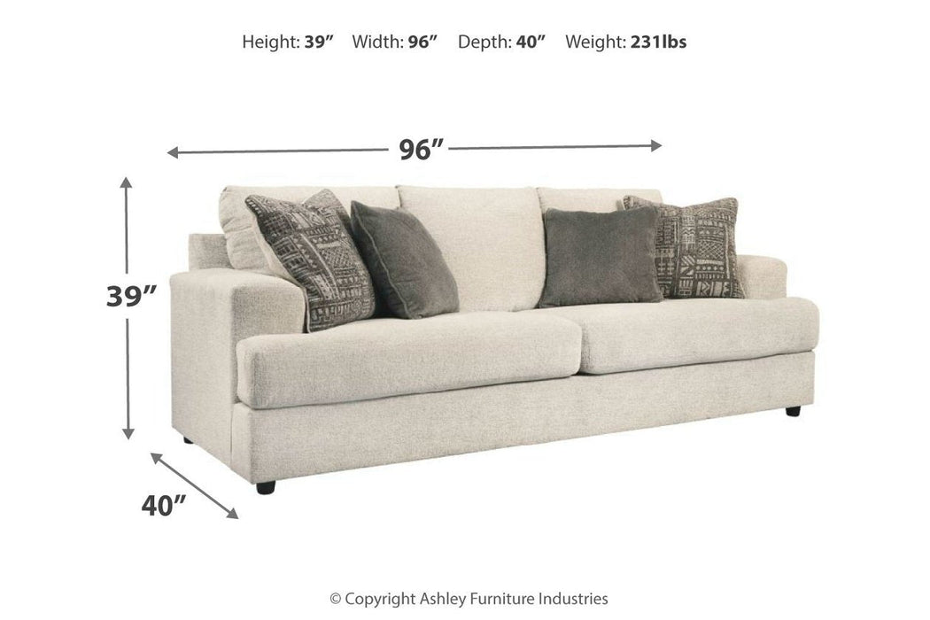 Soletren Stone Queen Sofa Sleeper - 9510439 - Lara Furniture