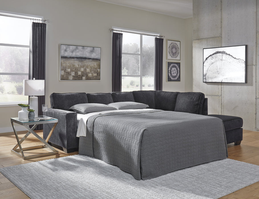 [SPECIAL] Altari Slate RAF Full Sleeper Sectional - Lara Furniture