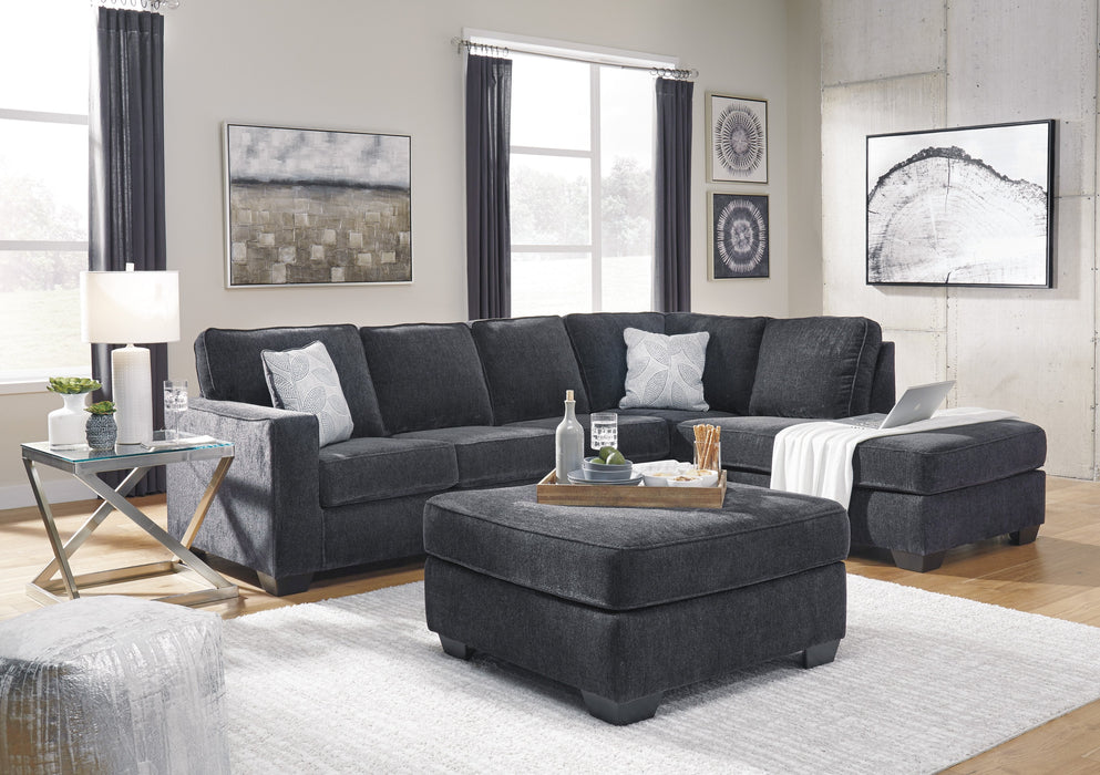 [SPECIAL] Altari Slate RAF Full Sleeper Sectional - Lara Furniture