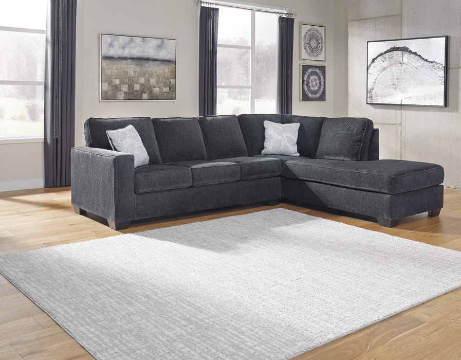 [SPECIAL] Altari Slate RAF Full Sleeper Sectional - Lara Furniture