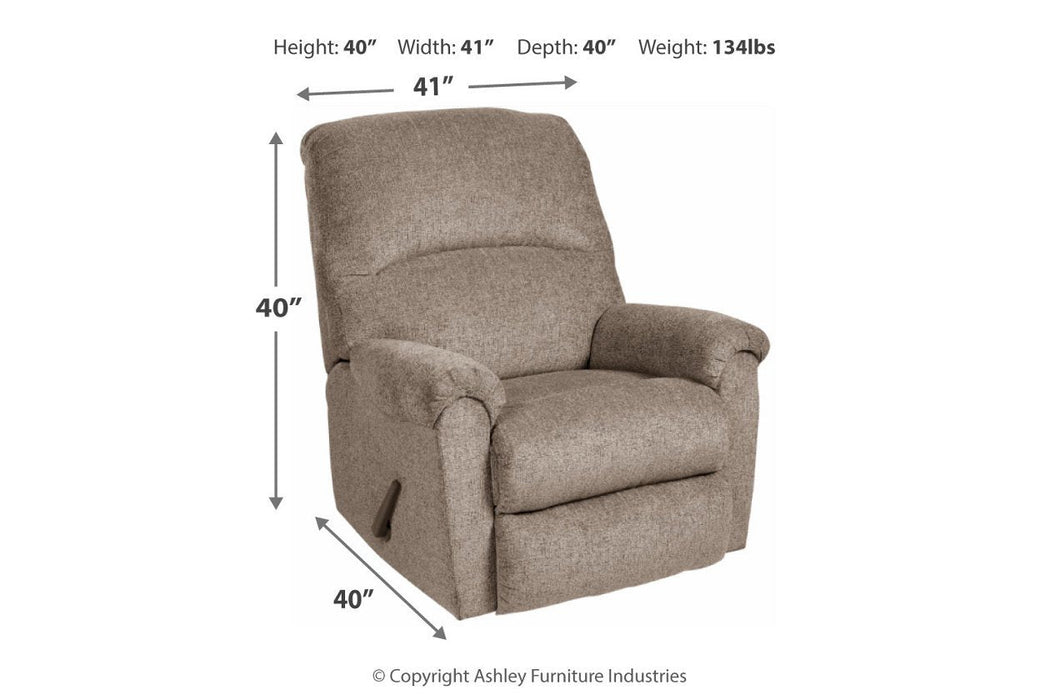 [SPECIAL] Ballinasloe Platinum Recliner - 8070225 - Lara Furniture