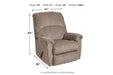 [SPECIAL] Ballinasloe Platinum Recliner - 8070225 - Lara Furniture