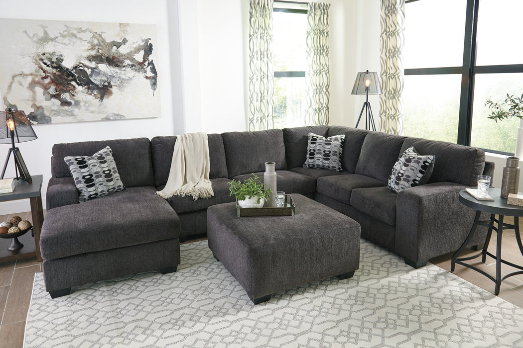 [SPECIAL] Ballinasloe Smoke LAF Sectional - Lara Furniture