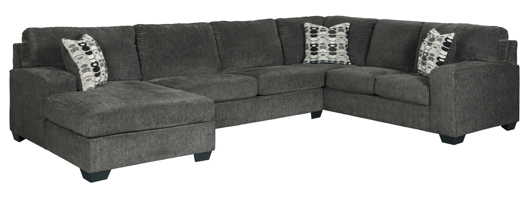 [SPECIAL] Ballinasloe Smoke LAF Sectional - Lara Furniture