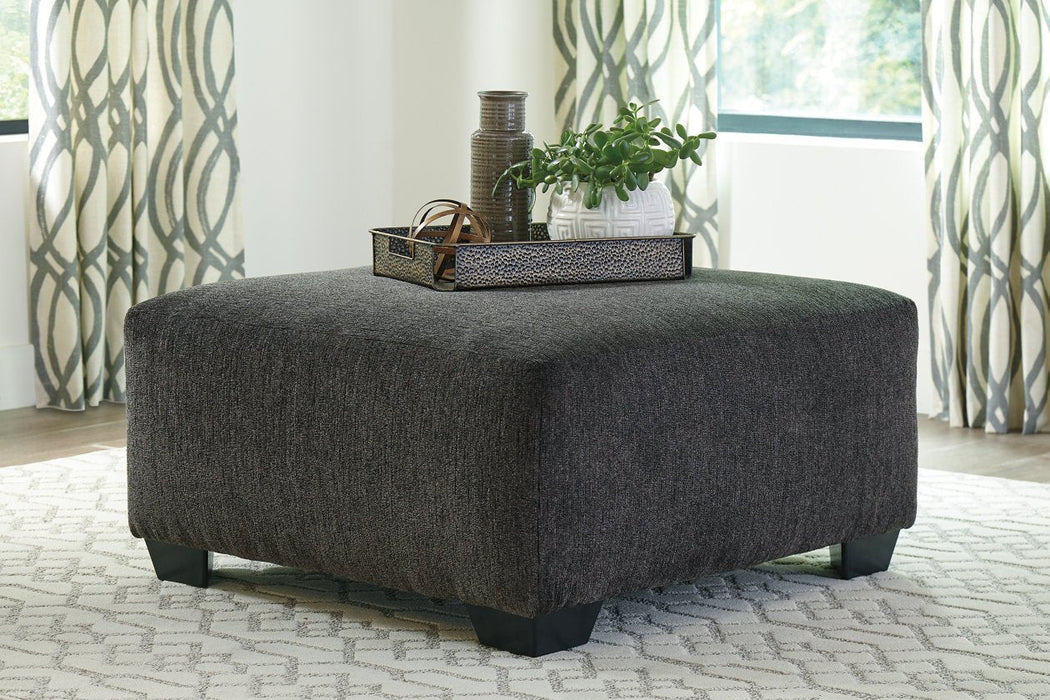 [SPECIAL] Ballinasloe Smoke Oversized Ottoman - 8070308 - Lara Furniture