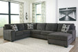 [SPECIAL] Ballinasloe Smoke RAF Sectional - Lara Furniture