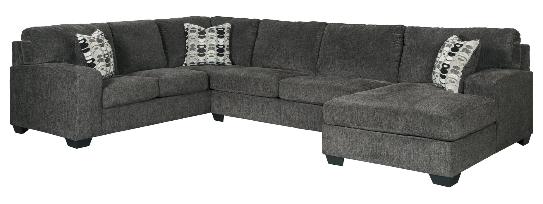 [SPECIAL] Ballinasloe Smoke RAF Sectional - Lara Furniture