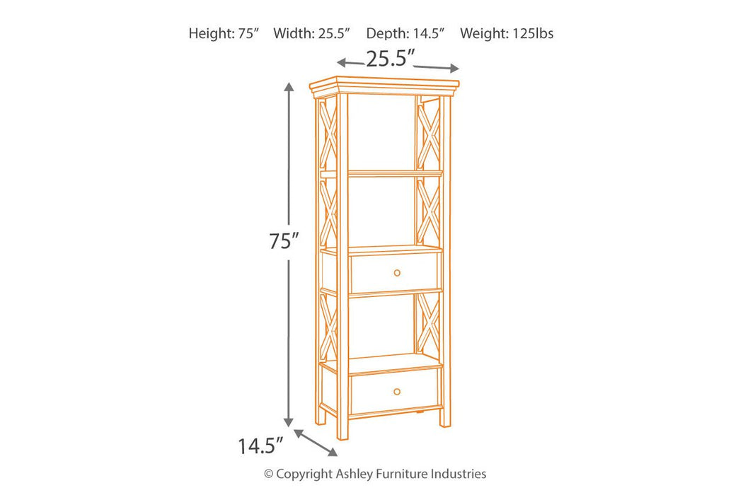 [SPECIAL] Bolanburg Antique White Display Cabinet - D647-76 - Lara Furniture