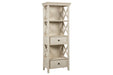 [SPECIAL] Bolanburg Antique White Display Cabinet - D647-76 - Lara Furniture