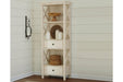 [SPECIAL] Bolanburg Antique White Display Cabinet - D647-76 - Lara Furniture