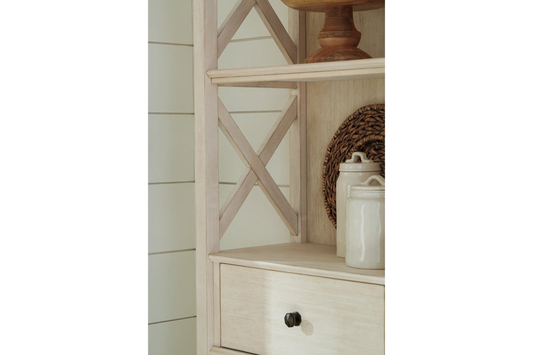 [SPECIAL] Bolanburg Antique White Display Cabinet - D647-76 - Lara Furniture